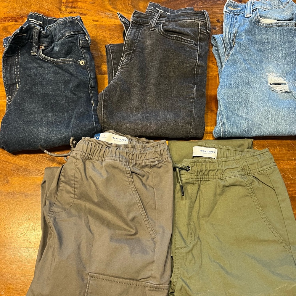 5) Old Navy Boys Jeans and Pants Size 10-12